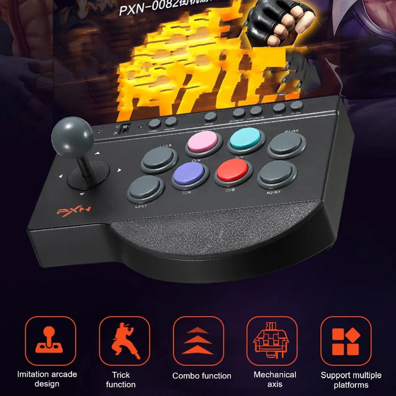 Joystick ARCADE Controller for PC PS4/PS3/Xbox One/Switch/Android TV Arcade Fighting Game Fight Stick PXN 0082 USB