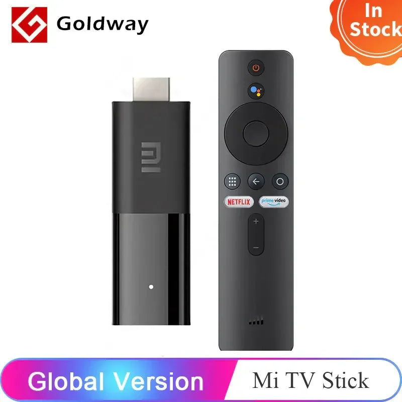 Xiaomi Mi TV Stick Android TV 9.0 Smart 1080P 1GB RAM 8GB ROM Bluetooth 4.2 Mini TV Dongle Wifi Google Assistant