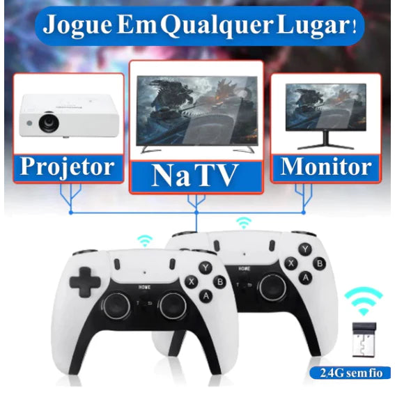 Gamestick Retro M15 PRO 4K TV console de jogos - Lançamento 2024 - 20 mil jogos