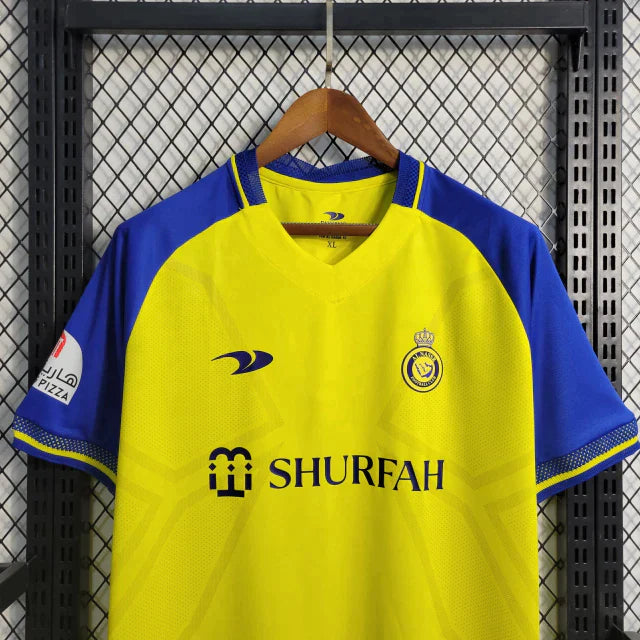 [PRONTA-ENTREGA] Camisa Al-Nassr I 23/24 Duneus - Amarelo e Azul