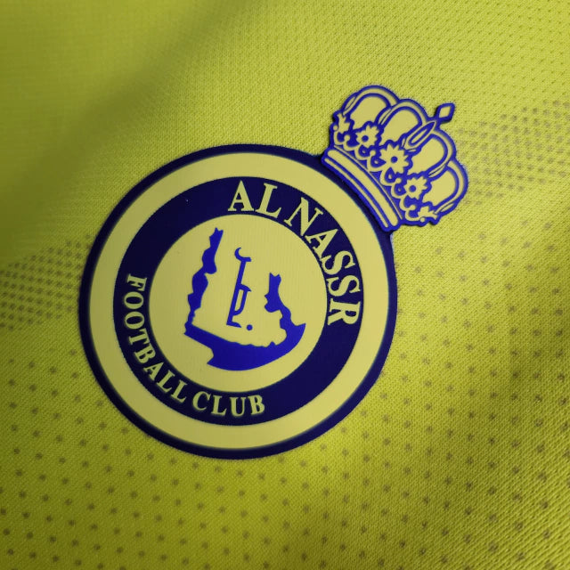 [PRONTA-ENTREGA] Camisa Al-Nassr I 23/24 Duneus - Amarelo e Azul