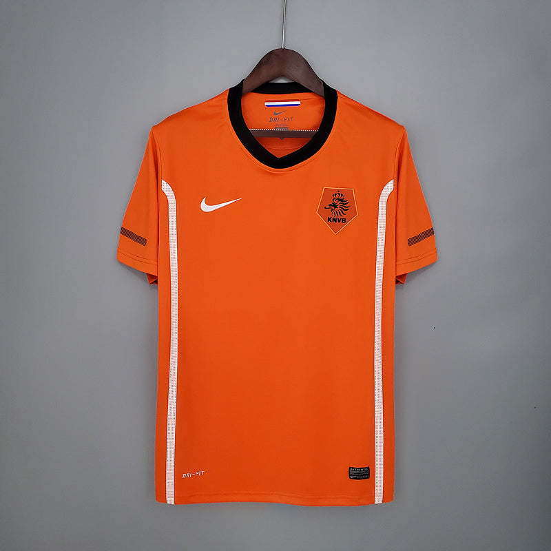 Camisa Holanda Retrô 2010 Laranja - Nike