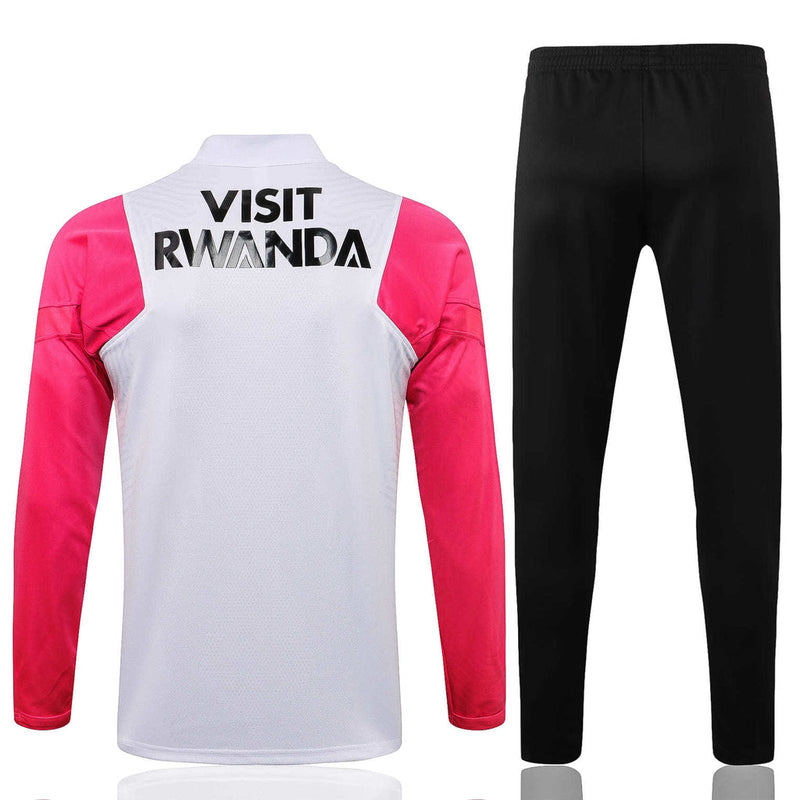 Conjunto PSG 21/22 Branco, Rosa e Preto - Nike